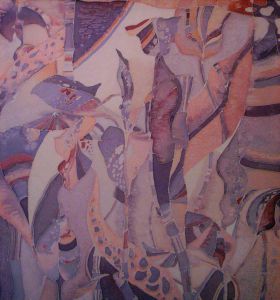 "Evening in the Tropics" batik in Saratov or Engels, Russia