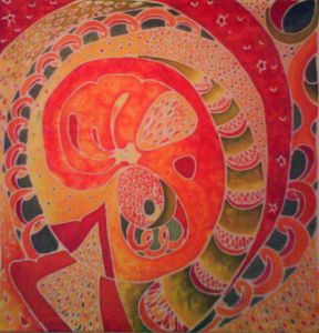 "Orange" batik in Saratov or Engels, Russia